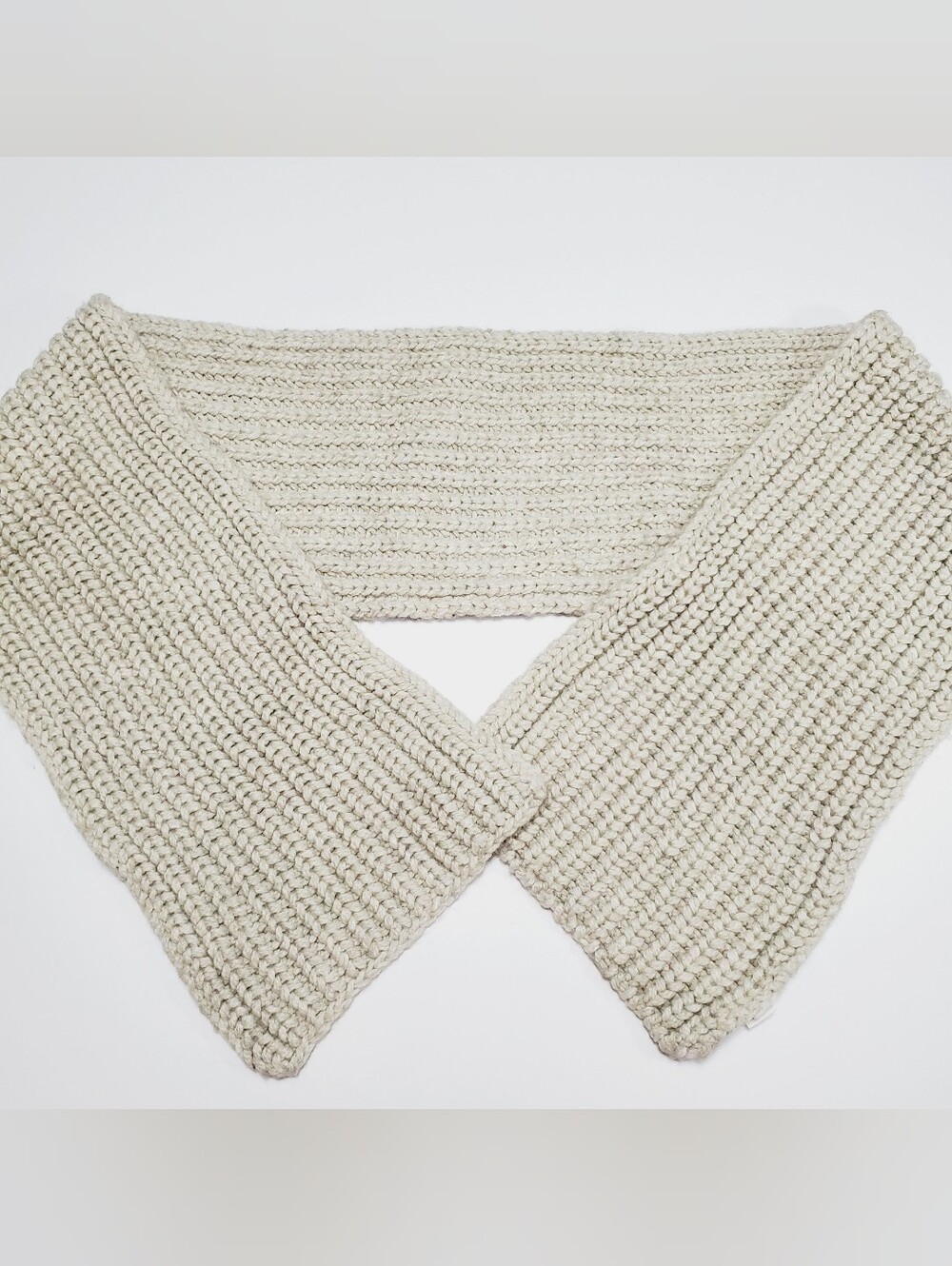 Gap Women's Ivory Cable Knit Scarf 64x8.5" Acrylic 65% Alpaca 8% Wool 20%